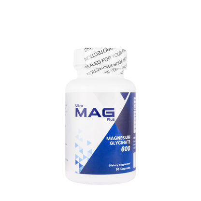 Ultra Mag Plus Magnesium Glycinate 600 mg 50 Capsules