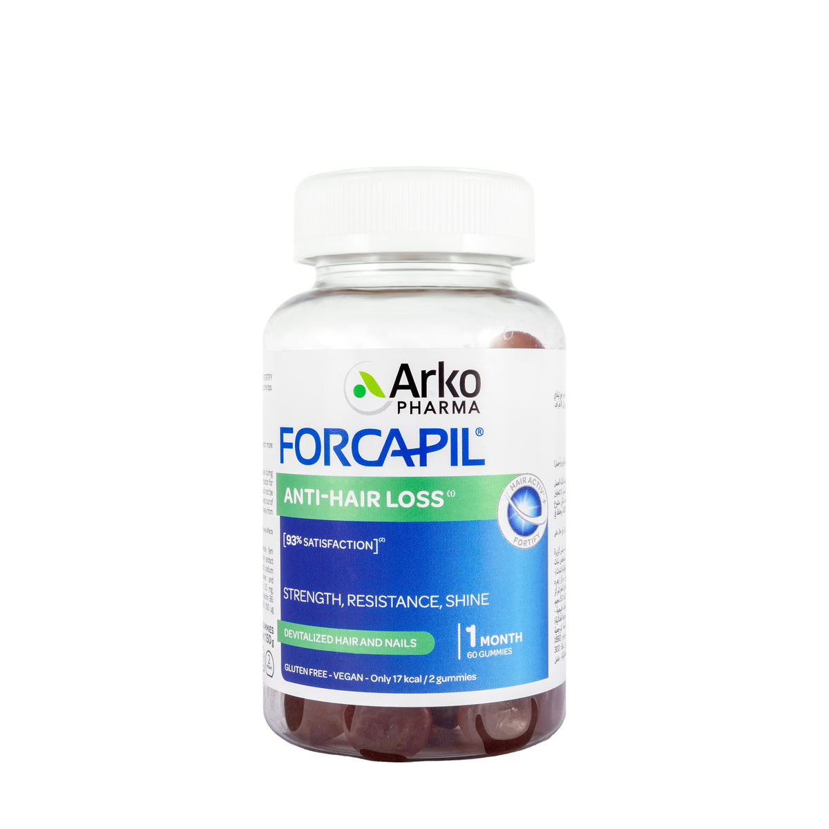 Arkopharma Forcapil Anti-Hair Loss 60 Gummies