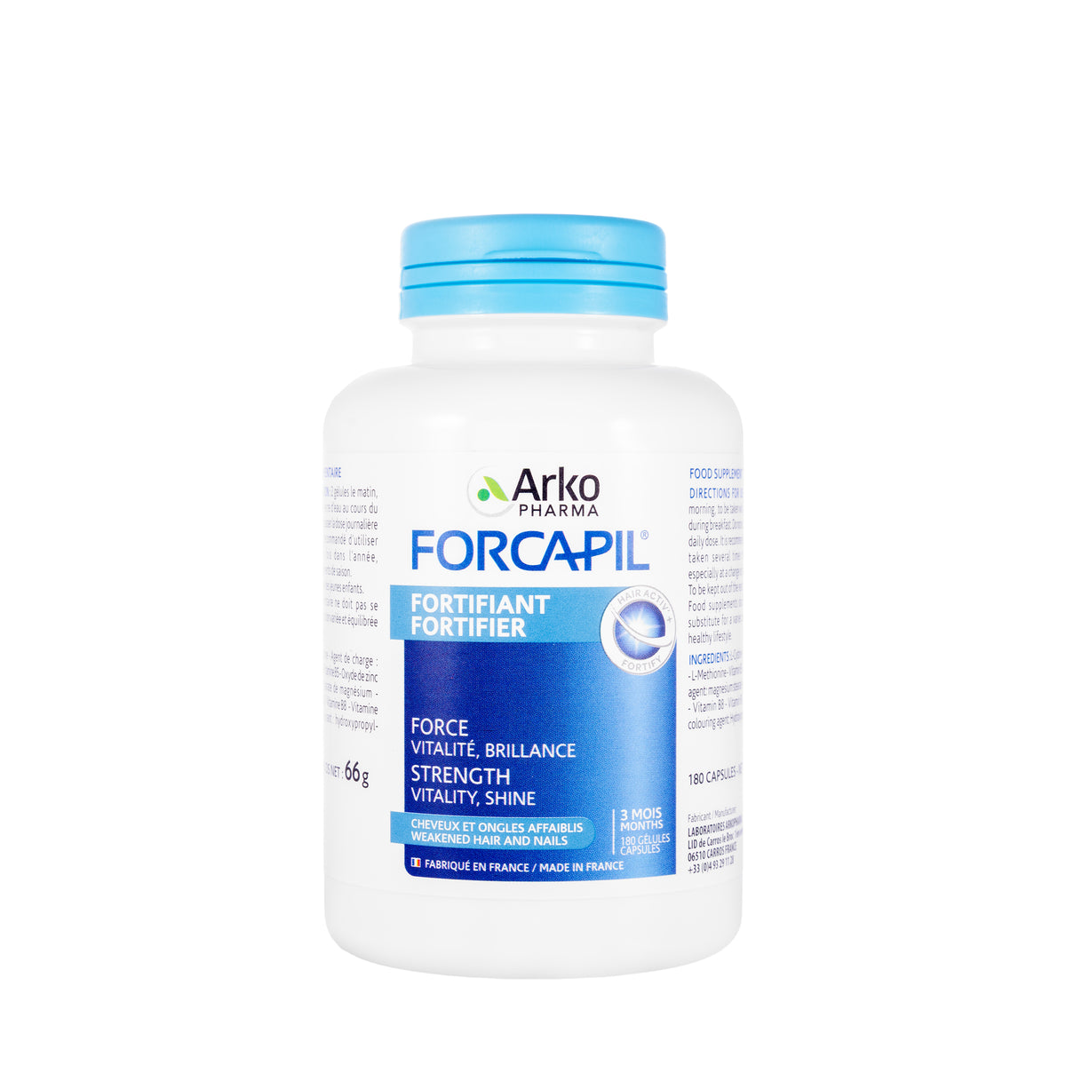 Arkopharma Forcapil Fortifier 180 Capsules