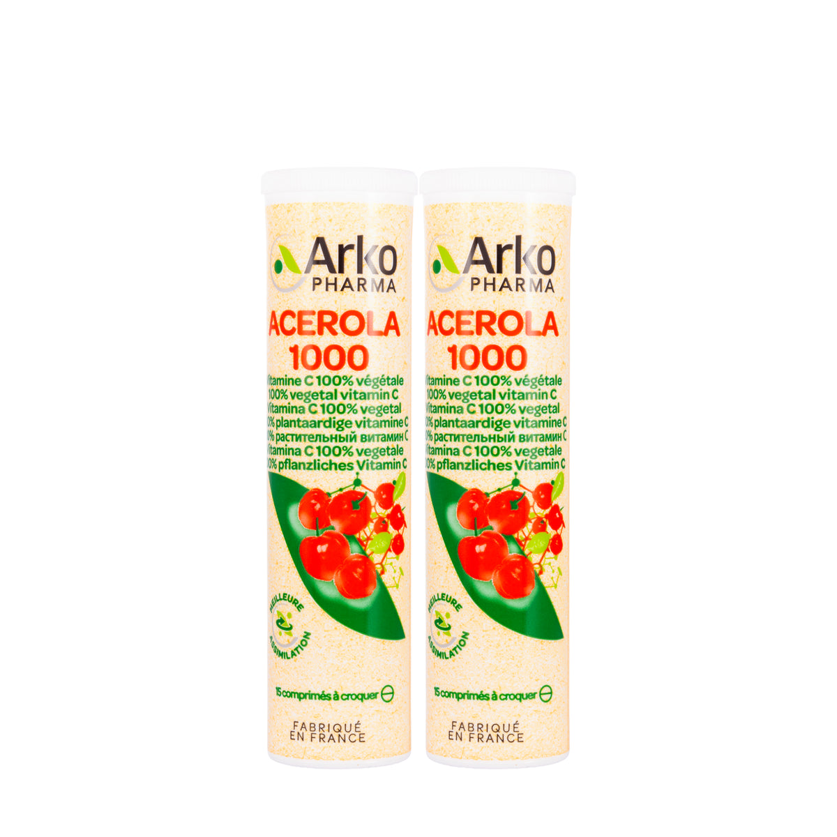 Arkovital Acerola Vitamin C 1000 mg 30 Chewable Tablets
