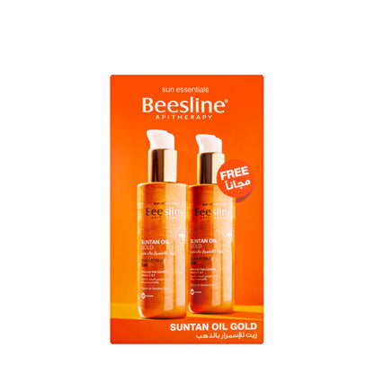 Beesline Sun Tan Oil Gold 200 ml 1+1 Offer