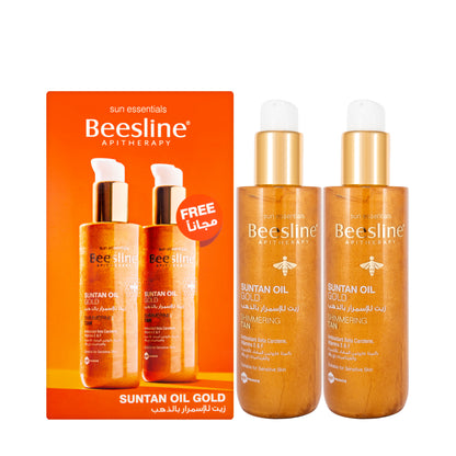 Beesline Sun Tan Oil Gold 200 ml 1+1 Offer
