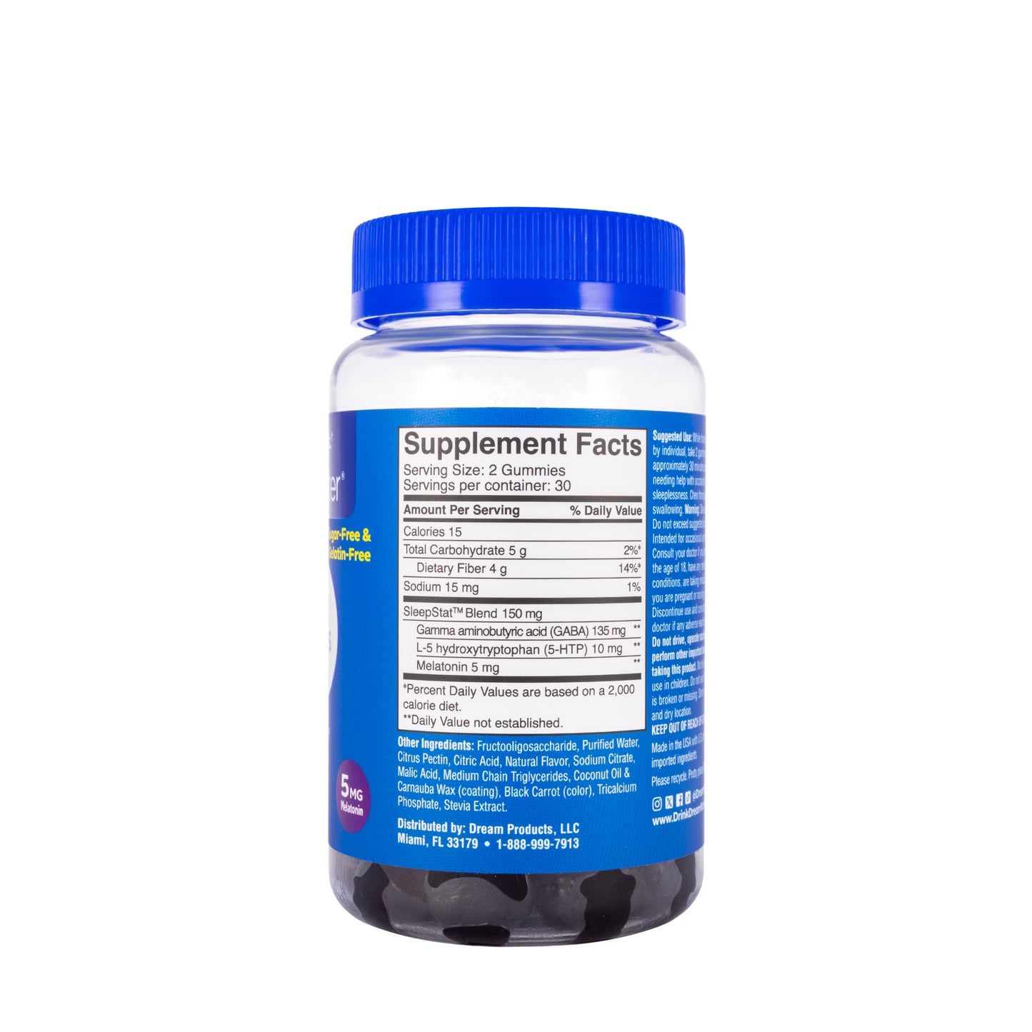 Dream Water Sleep Gummies Snoozeberry 60 Pieces