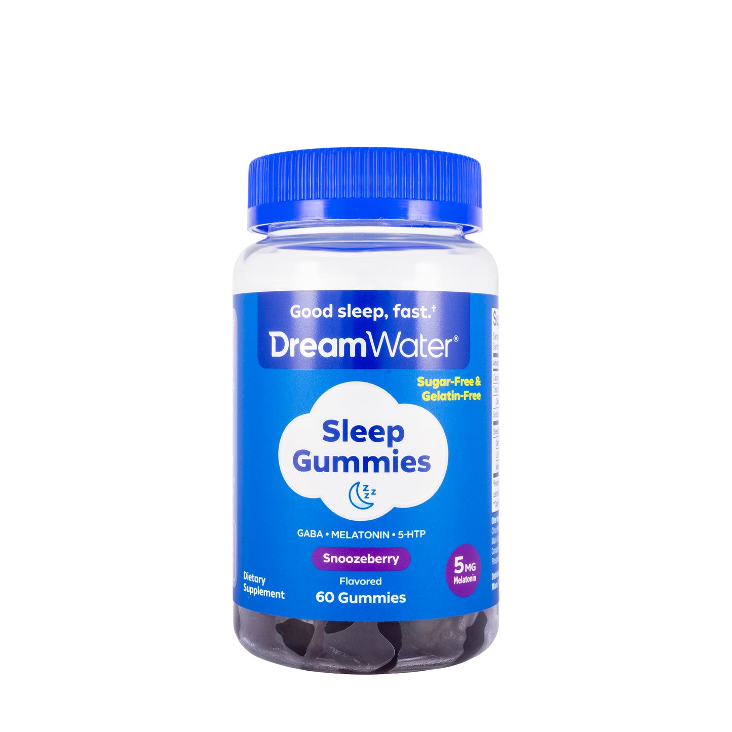 Dream Water Sleep Gummies Snoozeberry 60 Pieces