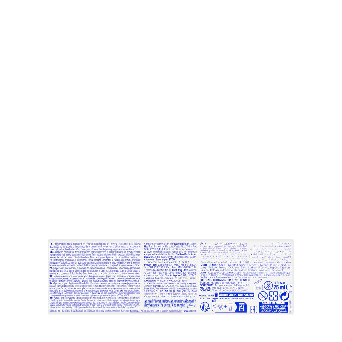 Pierrot Whitening Toothpaste 75 ml