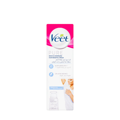 Veet Pure Bikini & Underarm Hair Removal Cream 100 ml