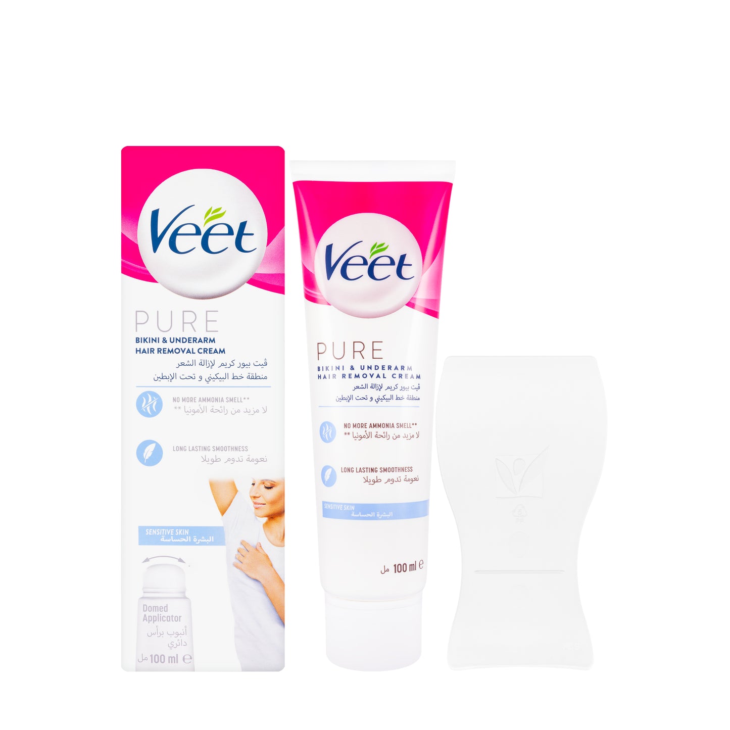 Veet Pure Bikini & Underarm Hair Removal Cream 100 ml