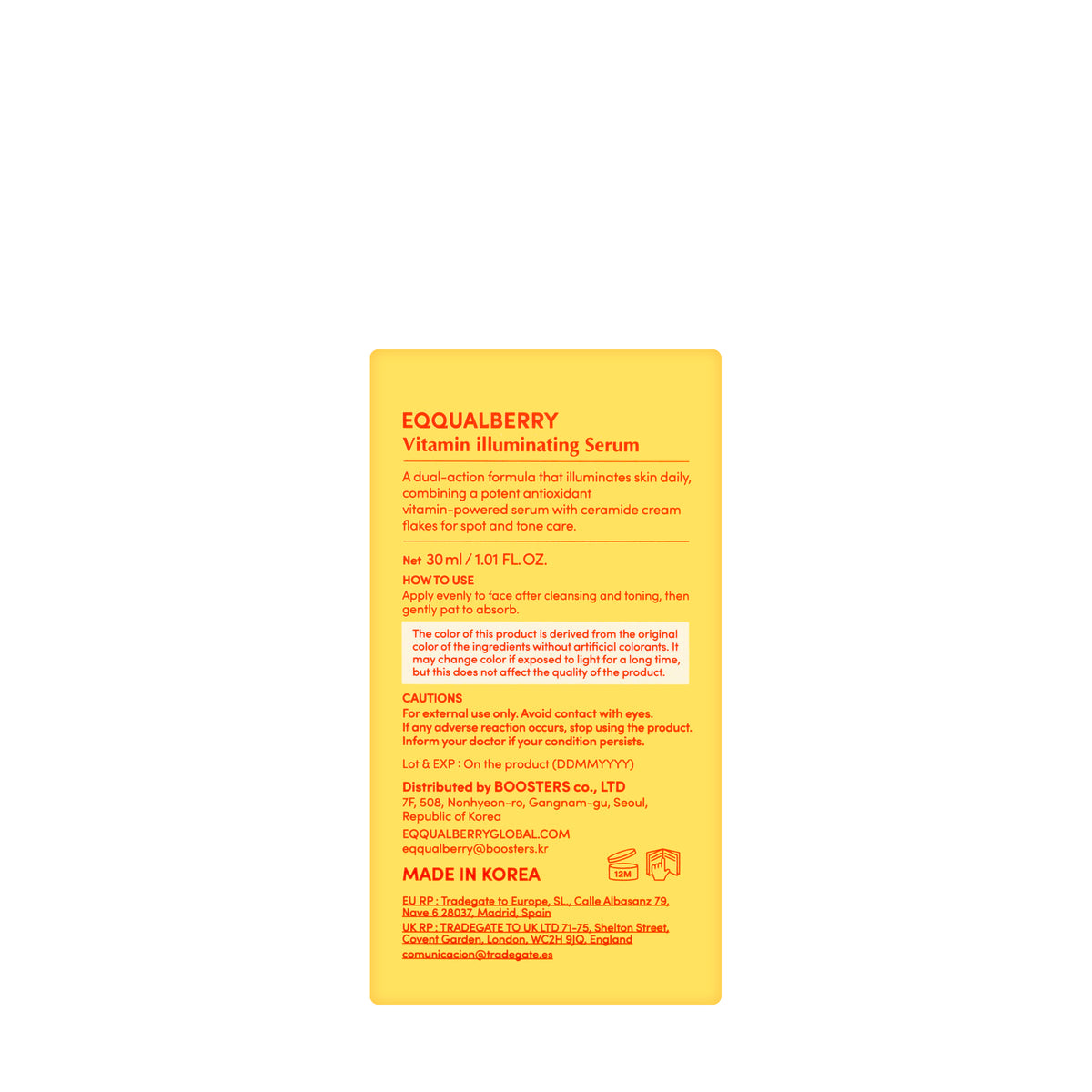 Eqqual Berry Vitamin Illuminating Serum 30 ml