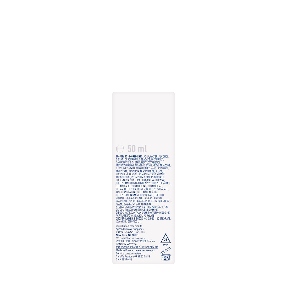 CeraVe Sun SPF 50+ Invisible Dry Touch Fluid 50 ml