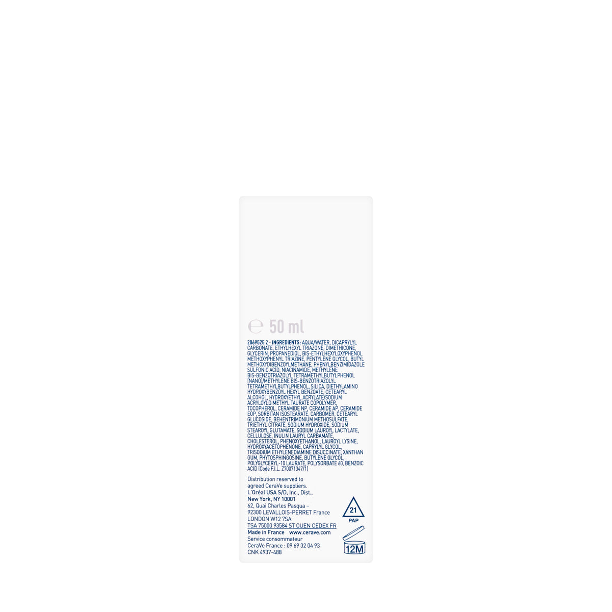 CeraVe Sun SPF 50+ Invisible Hydrating Fluid 50 ml