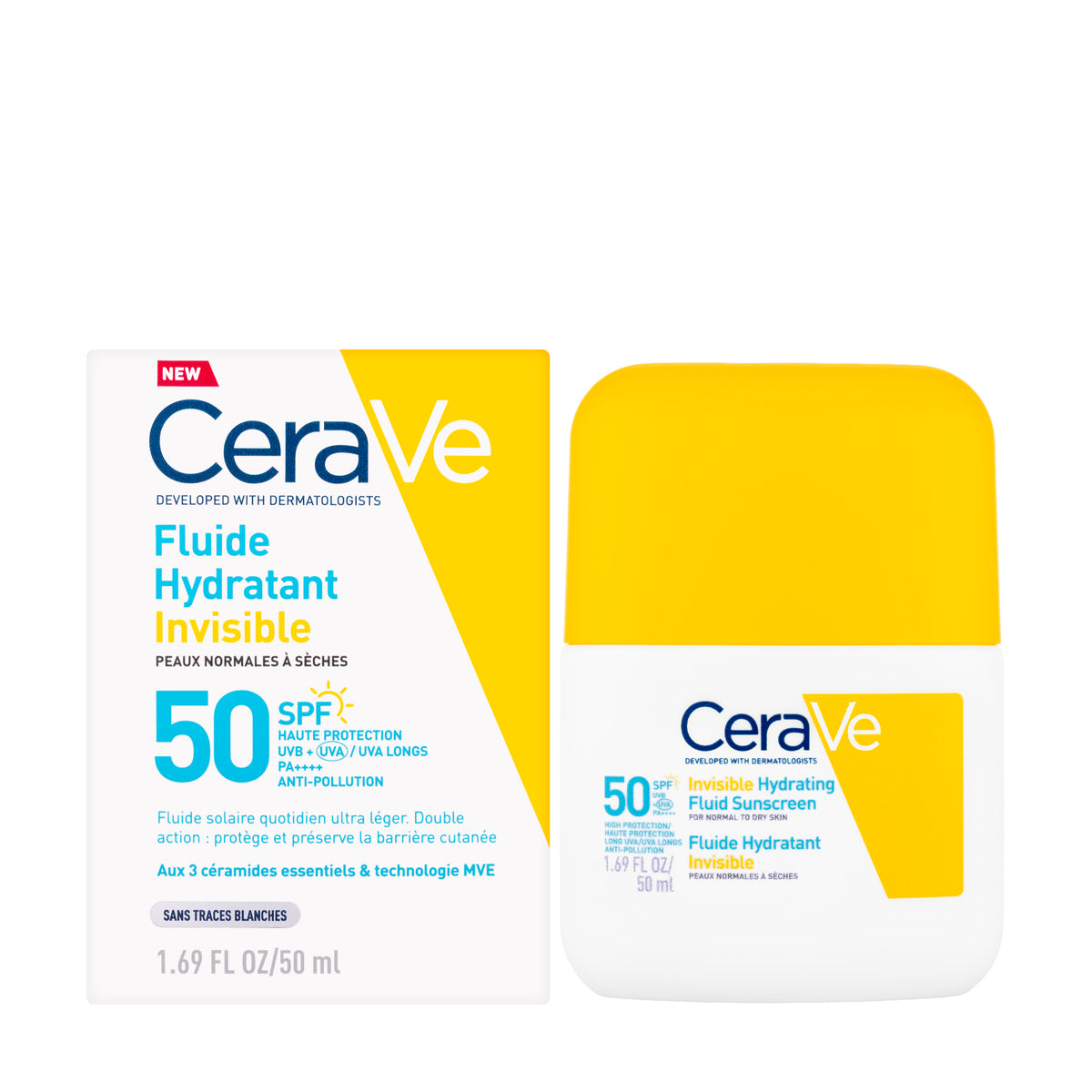 CeraVe Sun SPF 50+ Invisible Hydrating Fluid 50 ml