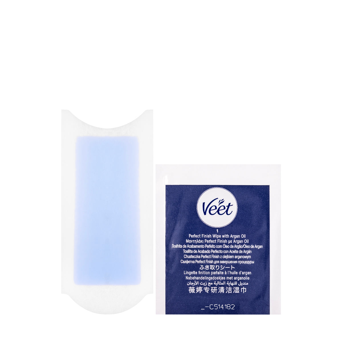 Veet Professional Wax Strips Legs & Body Sensitive 20 Pieces