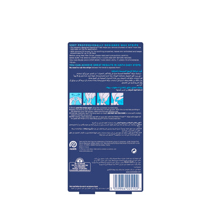 Veet Professional Wax Strips Legs & Body Sensitive 20 Pieces