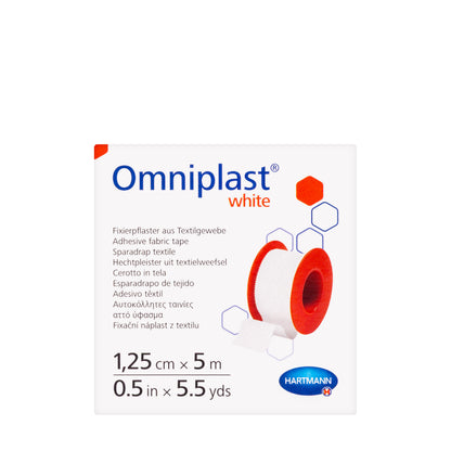 Hartmann Omniplast White 1.25 cm × 5 m