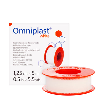 Hartmann Omniplast White 1.25 cm × 5 m