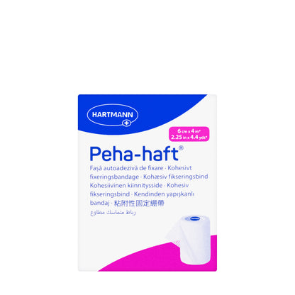 Hartmann Peha Haft Bandage White 6 cm × 4 m