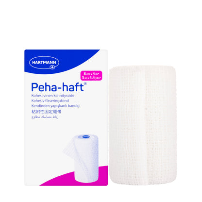 Hartmann Peha Haft Bandage White 8 cm × 4 m
