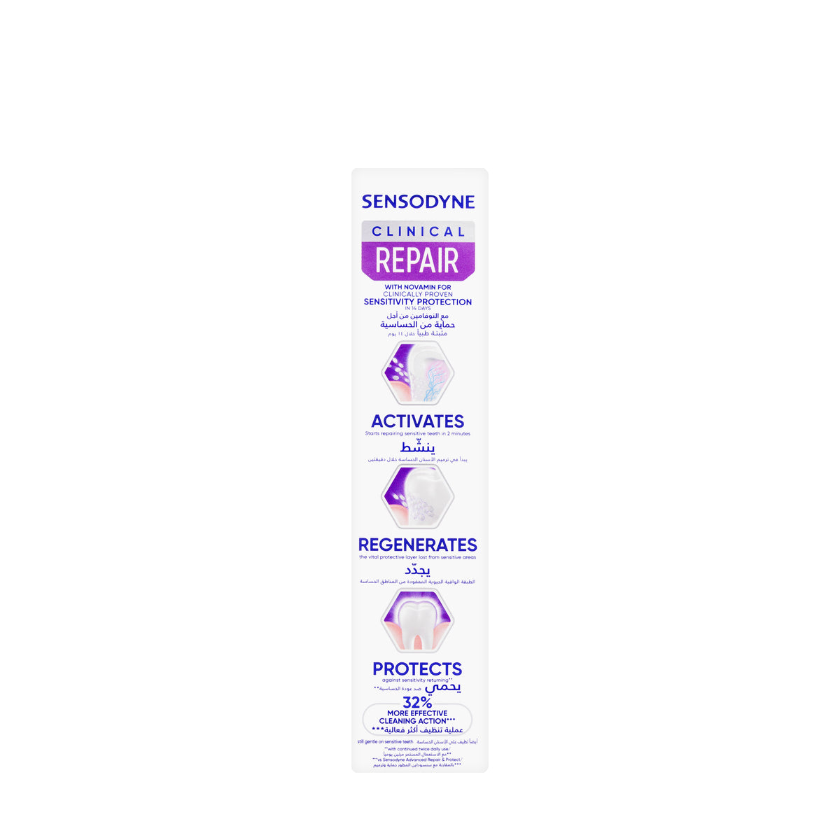 Sensodyne Clinical Repair Deep Clean Toothpaste 75 ml