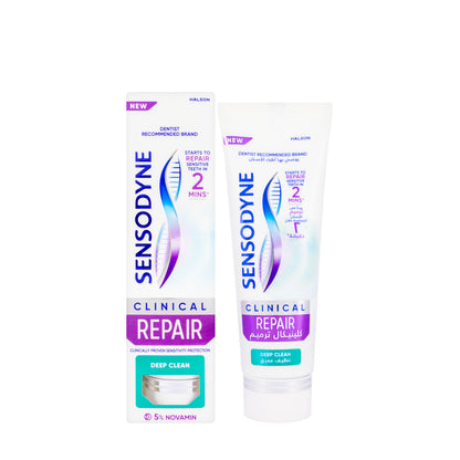 Sensodyne Clinical Repair Deep Clean Toothpaste 75 ml
