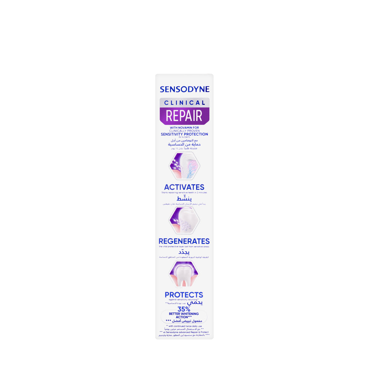 Sensodyne Clinical Repair Active White Toothpaste 75 ml