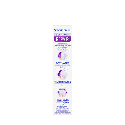 Sensodyne Clinical Repair Active White Toothpaste 75 ml