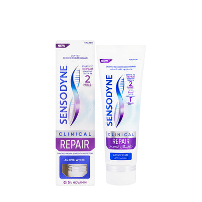 Sensodyne Clinical Repair Active White Toothpaste 75 ml