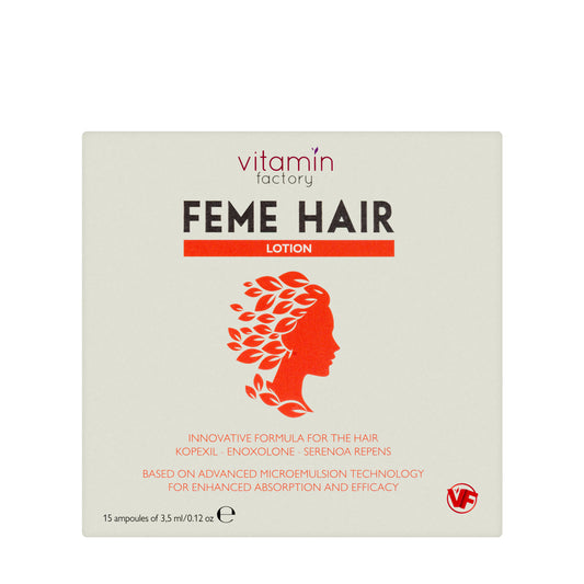 Feme Hair Lotion 15 Ampoules × 3.5ml