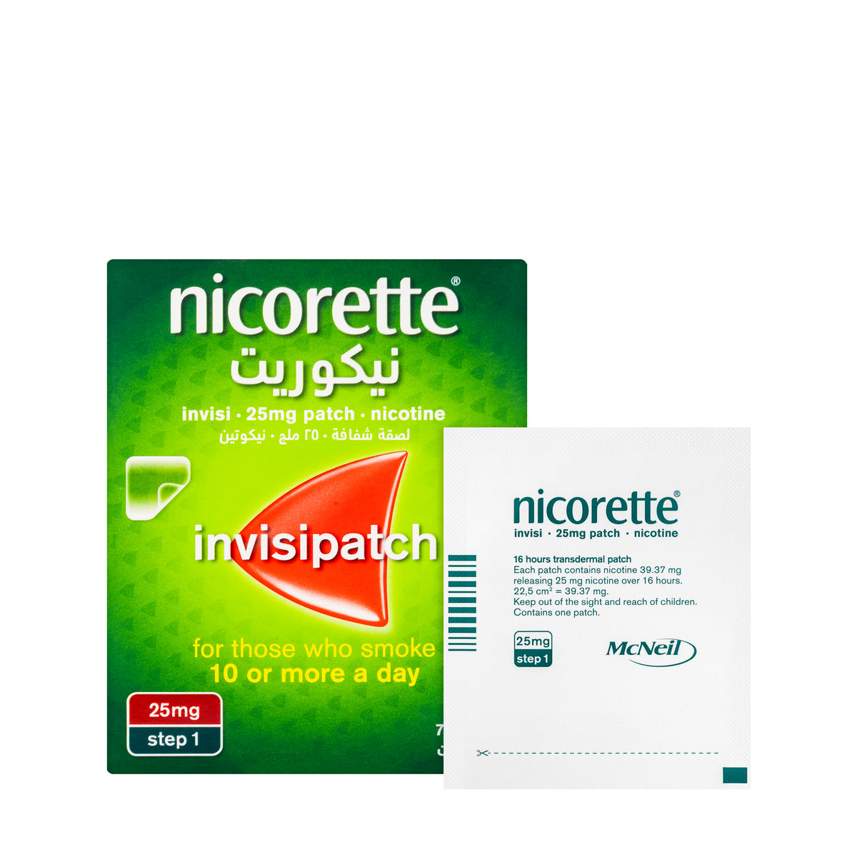 Nicorette Invisipatch 25 mg Step 1 7 Patches