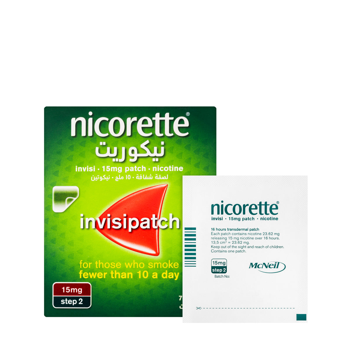 Nicorette Invisipatch 15 mg Step 2 7 Patches