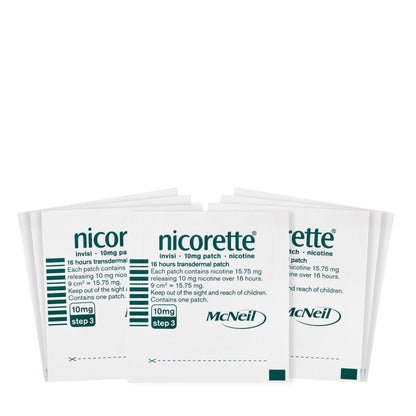 Nicorette Invisipatch 10 mg Step 3 7 Patches