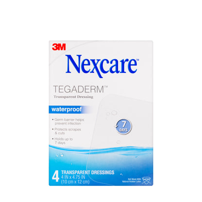Nexcare Tegaderm Waterproof Dressing 10 × 12 cm 4 Pieces