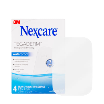 Nexcare Tegaderm Waterproof Dressing 10 × 12 cm 4 Pieces