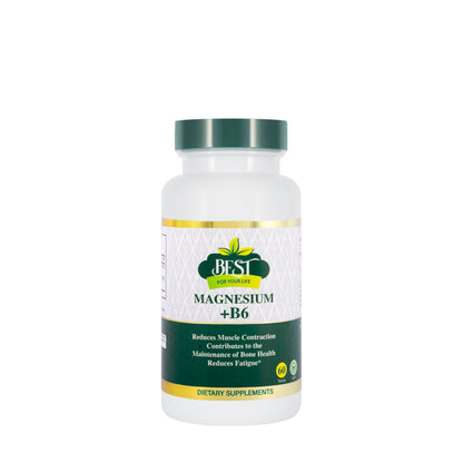 Best Magnesium + Vitamin B6 60 Capsules
