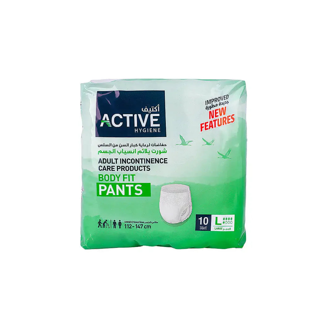 Active Hygiene Body Fit Pants [L] 10 pcs