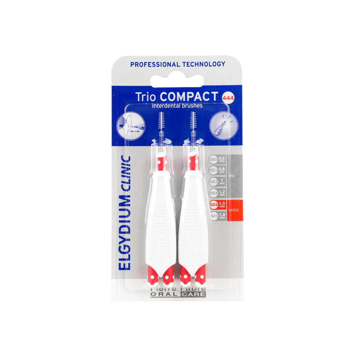 Elgydium Trio Compact 444 Intradental brushes [1.5 Mm Large] 6 Units