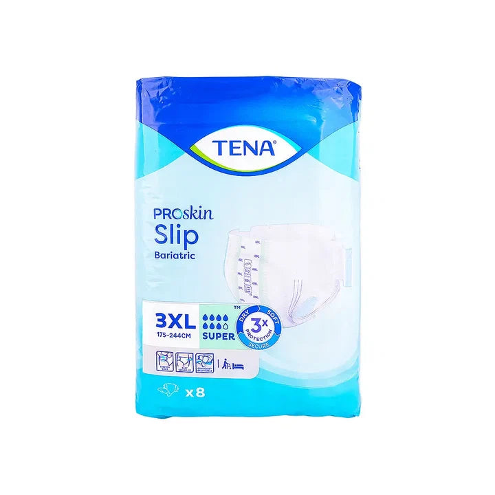 Tena Slip Bariatric Super [3X-Large] 8 Pieces