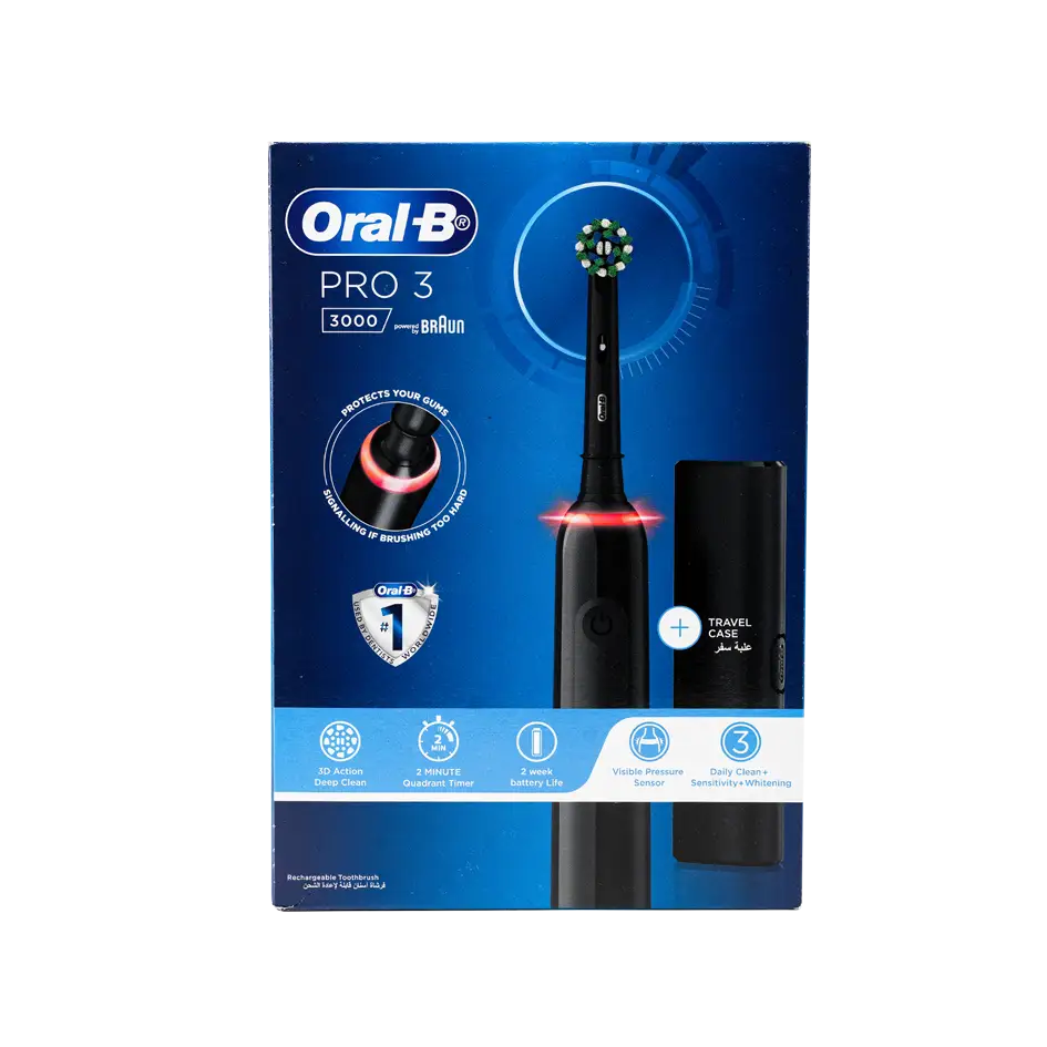 Oral-B Braun Pro 3-3000 Rechargable Toothbrush [D505.513.3X]