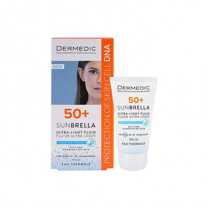 Dermedic Spf 50+Sun Ultra Light Fluid [Oily] 40 Ml