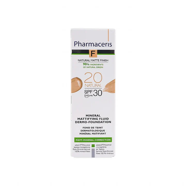 Pharmaceris F Matt-Correction Fluid Foundation SPF 30 Shade 20 Natural 30 Ml
