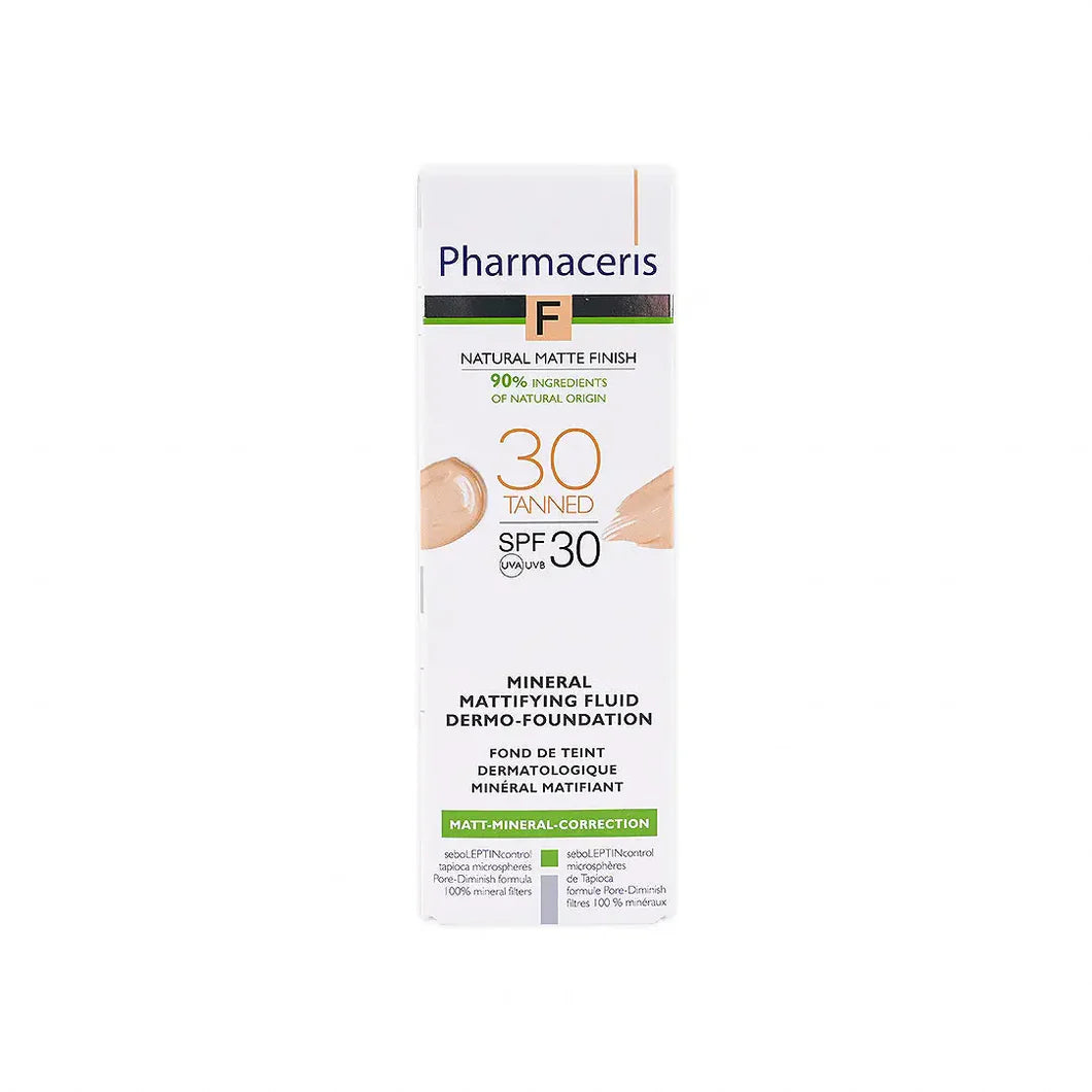 Pharmaceris F Mattifying Fluid Foundation SPF 30 Shade 30 Tanned 30 Ml