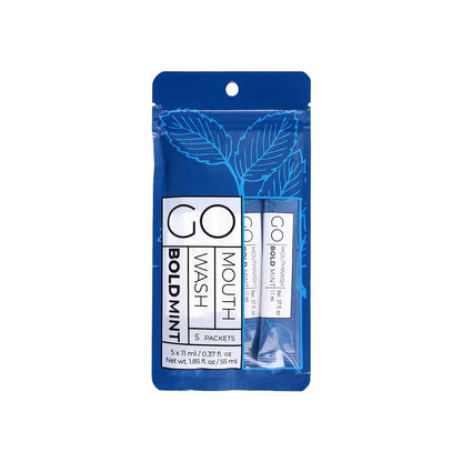 Go Mouthwash Boldmint Packets 5×11 ml