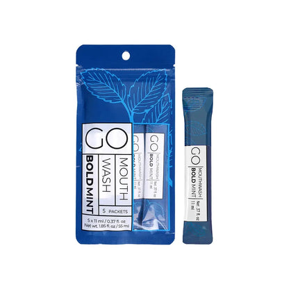 Go Mouthwash Boldmint Packets 5×11 ml