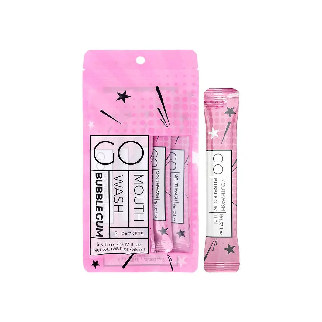 Go Mouthwash Bubble Gum Packets 5×11 ml
