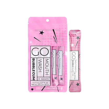 Go Mouthwash Bubble Gum Packets 5×11 ml