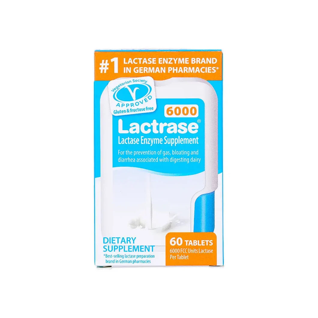 Lactrase 6000 Fcc 60 Tablets