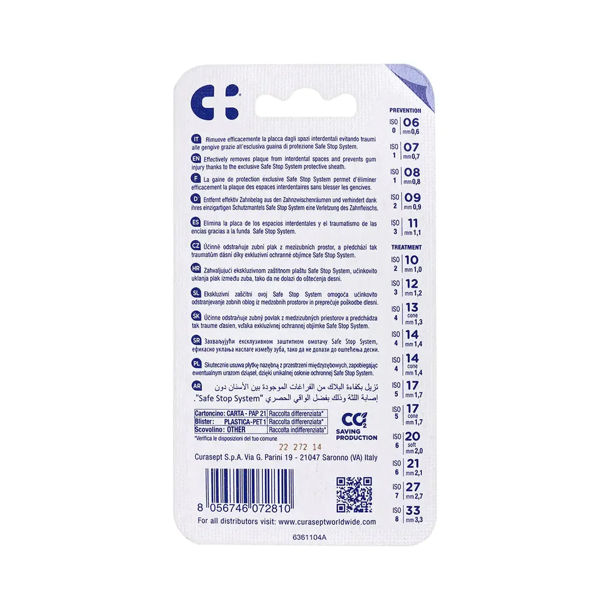 Curasept Proxi 1.1 mm P11 [Blue] 6 Pieces