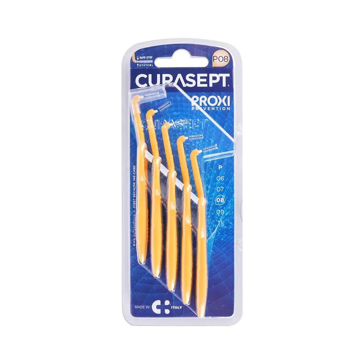 Curasept Proxi Angle 0.8 mm P08 [Orange] 5 Pieces