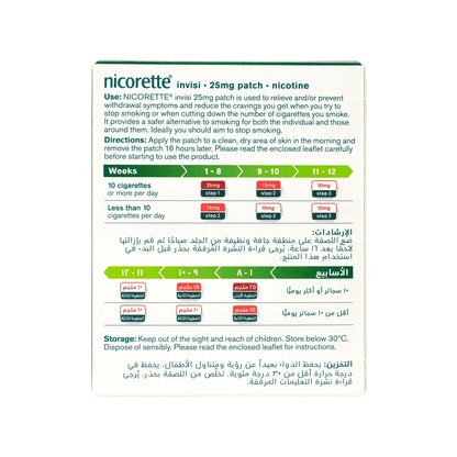Nicorette Invisipatch 25 mg Step 1 7 Patches