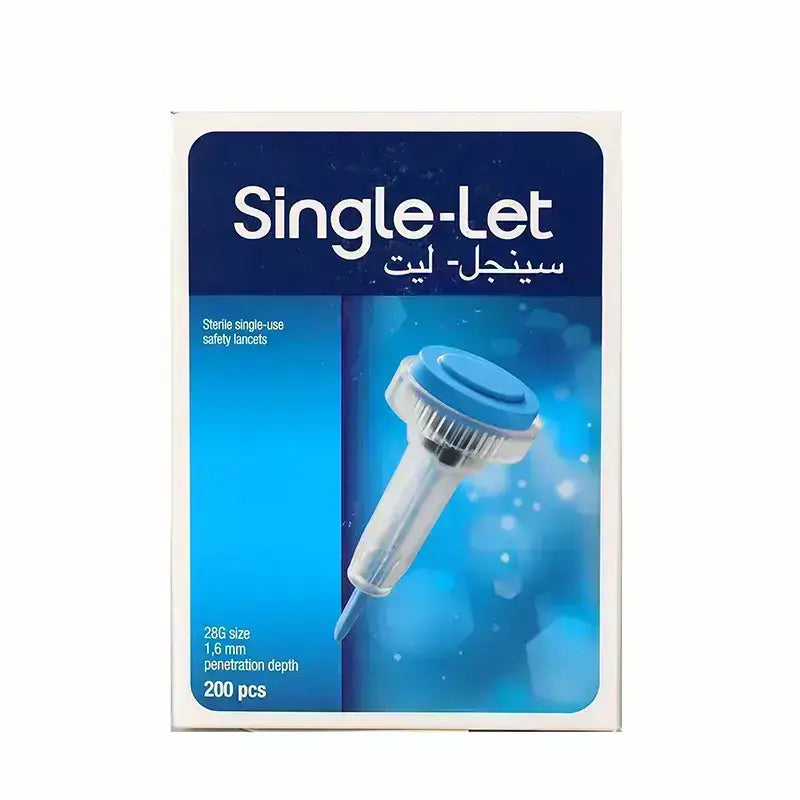 Single Let Lancets 28 G 200 Pieces