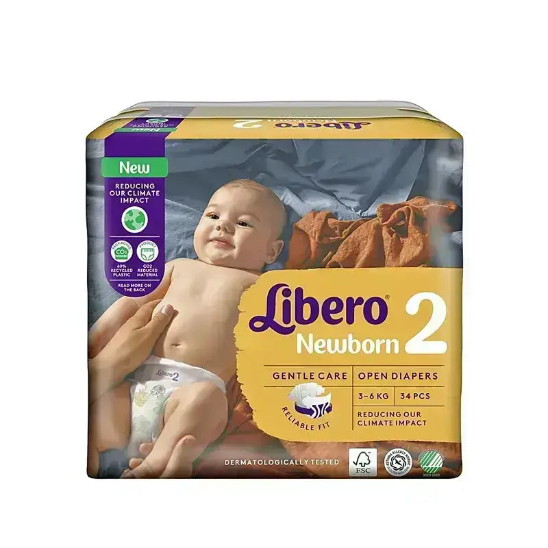Libero Newborn [2] 3-6Kg 34 Pieces